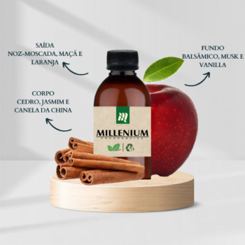 ESSÊNCIA MAÇÃ COM CANELA - LIPOSSOLÚVEL AROMATIZANTE