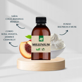 ESSÊNCIA PÊSSEGO COM CHANTILLY - LIPOSSOLÚVEL AROMATIZANTE